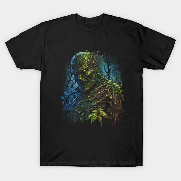 The Cursed of Swamp Thing - The Watcher T-Shirt by HijriFriza